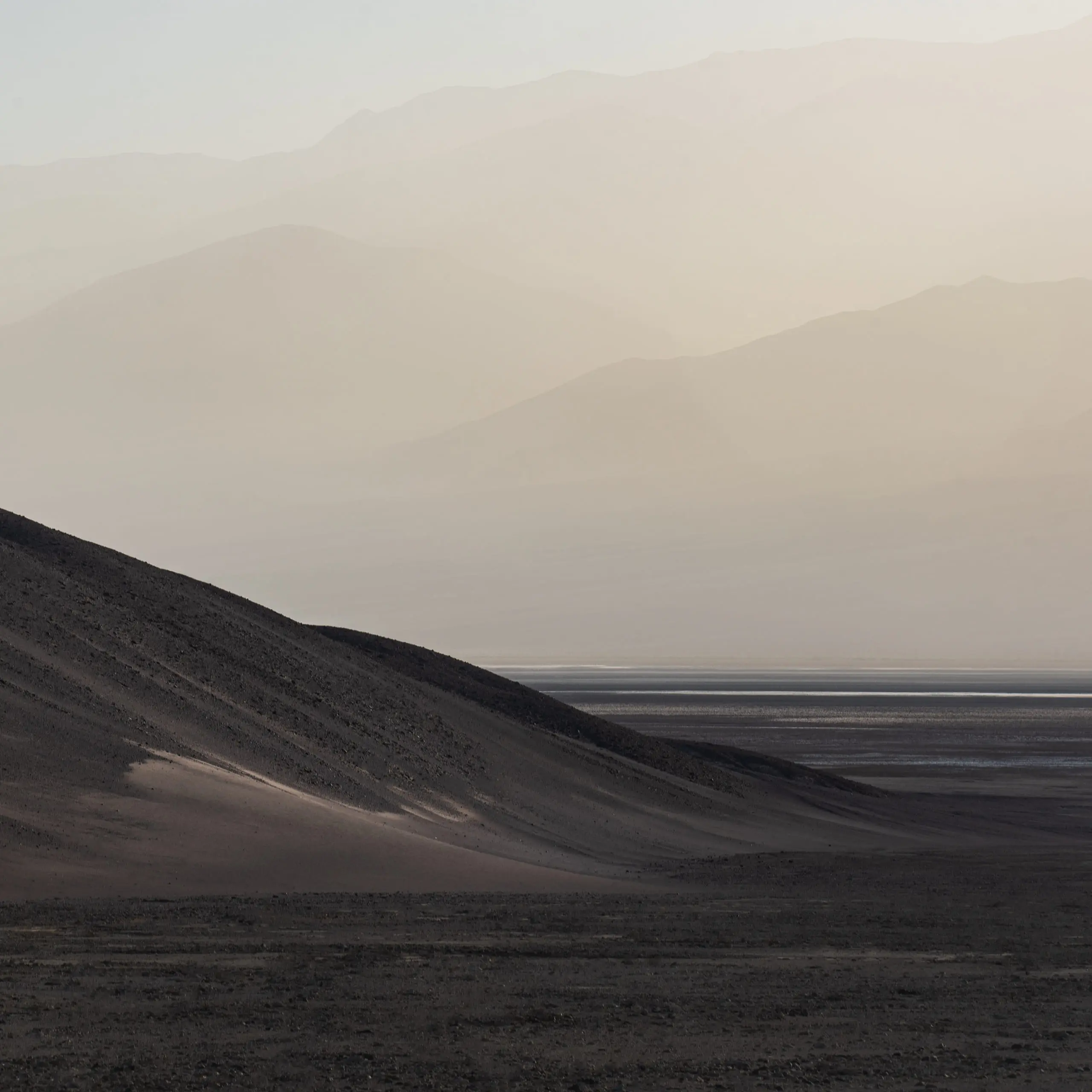 Minimalist California landscape